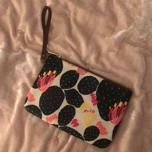 Fossil Cactus wristlet